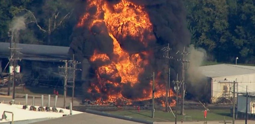 A Brush Fire Broke Out Near a Solar Generating Facility