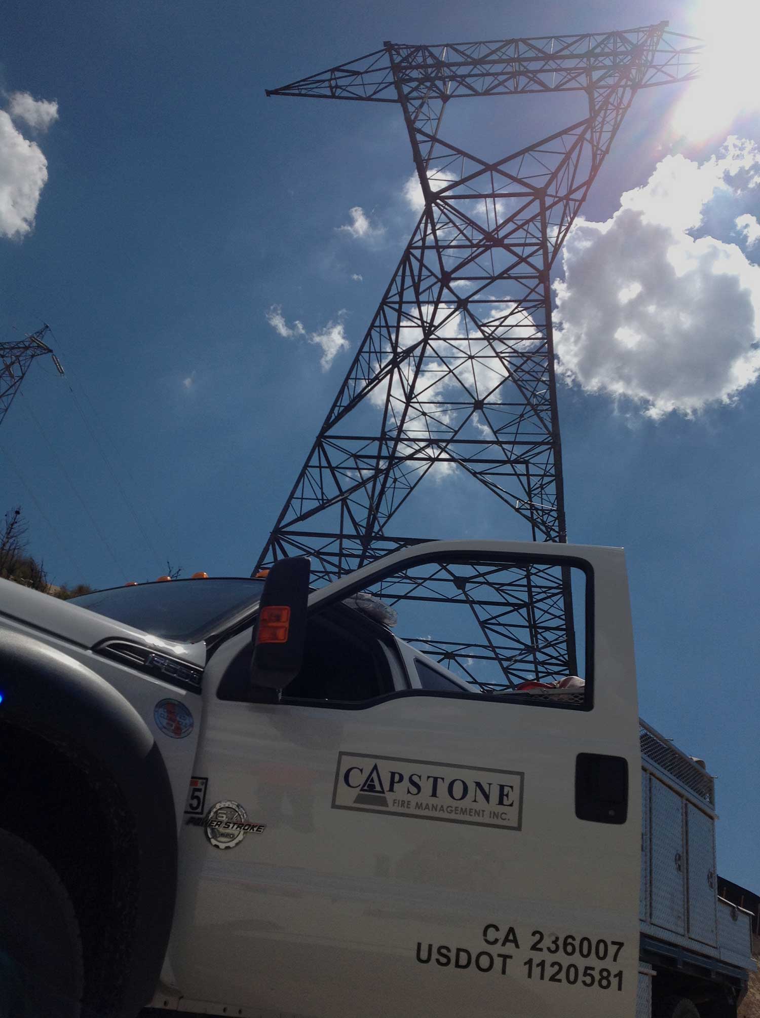 Capstone Truck with Transmission Tower